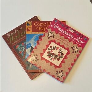 Lot of 3 Quilting Pattern Books